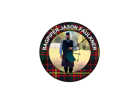 Bagpiper Jason Faulkner