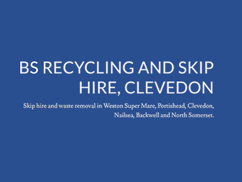 BS Recycling Skip Hire